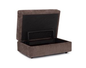 Franklin Talise Mink Brown Storage Ottoman