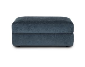 Franklin Indigo Blue Storage Cocktail Ottoman