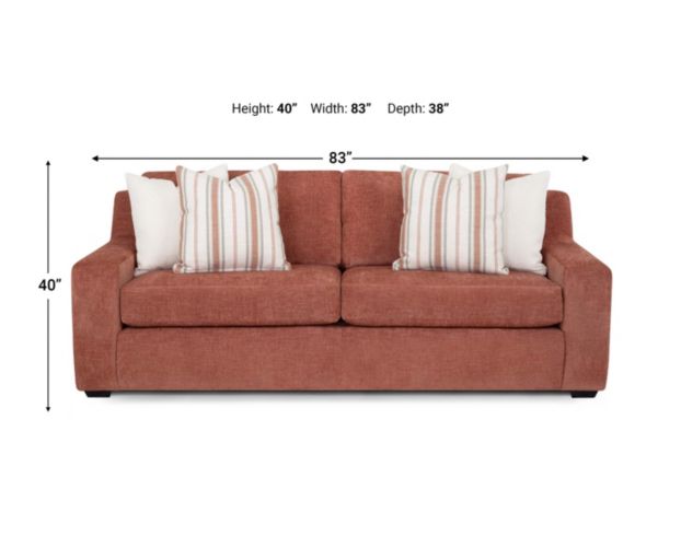 Franklin Dahlia Sienna Sofa large image number 8