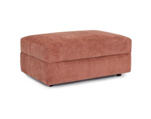 Franklin Dahlia Sienna Rust Storage Ottoman