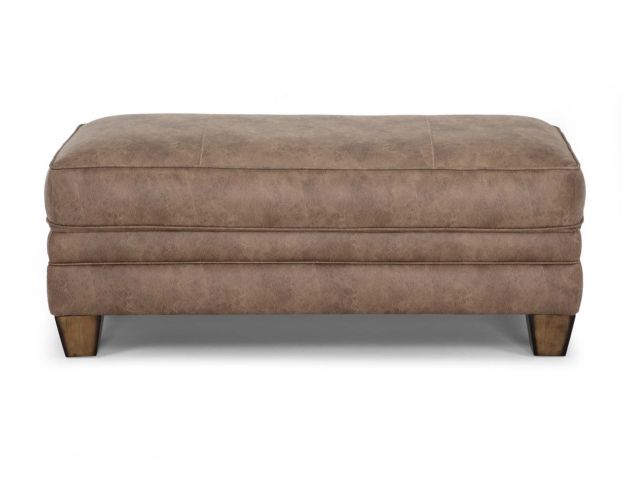 Franklin Sicily Brown Ottoman large image number 1