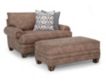 Franklin Sicily Brown Ottoman small image number 3