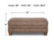 Franklin Sicily Brown Ottoman small image number 4