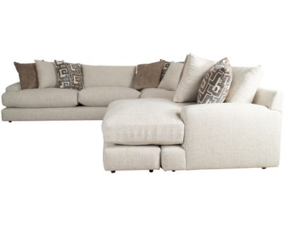 Franklin Jude Natural 3-Piece Sectional with Floating Chaise