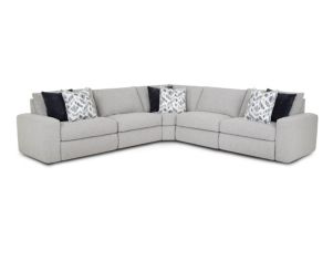 Franklin Toronto Dove 5-Piece Power Reclining Sectional
