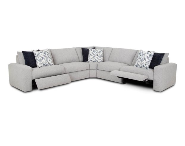 Franklin Toronto Dove 5-Piece Power Reclining Sectional large image number 3