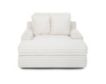 Franklin Bellini Cream Chaise Lounger with USB Ports and Cupholders small image number 2