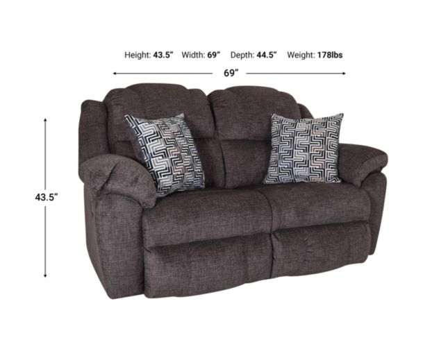 Franklin Victory Cocoa Reclining Loveseat large image number 3
