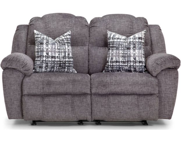 Franklin Victory Gray Rocking Reclining Loveseat large image number 1