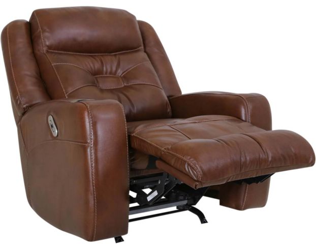 Franklin Quantum Leather Power Recliner large image number 3
