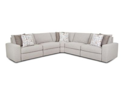 Franklin Toronto Linen 5-Piece Power Reclining Sectional