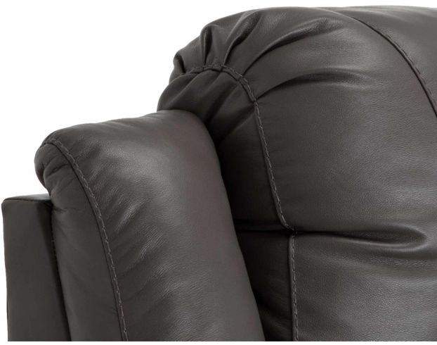 Franklin Titan Gray Leather Big Man Recliner large image number 5