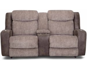 Franklin Carver Power Headrest Loveseat with Console