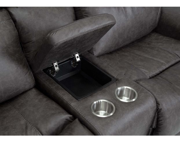 Franklin Brixton Reclining Loveseat with Console large image number 3