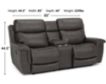 Franklin Brixton Reclining Loveseat with Console small image number 7