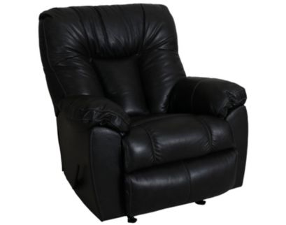 Franklin Connery Leather Slate Rocker Recliner