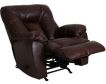 Franklin Connery Brown Leather Rocker Recliner small image number 3