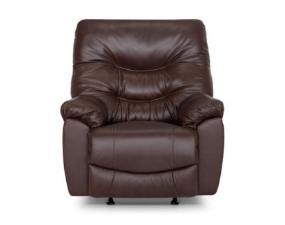 Franklin Trilogy Brown Leather Rocker Recliner