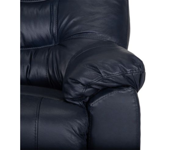 Franklin Trilogy Blue Leather Rocker Recliner large image number 5