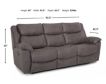 Franklin Trooper Gray Reclining Sofa small image number 7