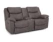 Franklin Trooper Gray Reclining Loveseat with Console small image number 2