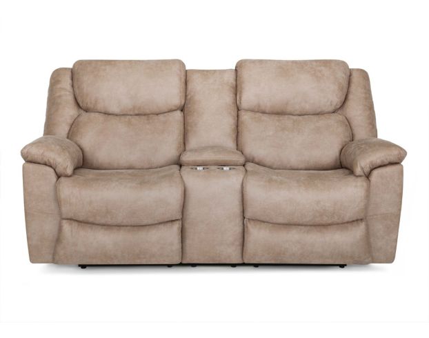 Tan on sale reclining loveseat