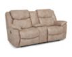 Franklin Trooper Tan Reclining Loveseat with Console small image number 3