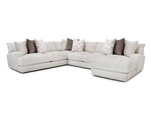 Franklin Lennox 4-Piece Sectional with Right-Facing Chaise