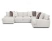 Franklin Lennox 4-Piece Sectional with Left-Facing Chaise small image number 1