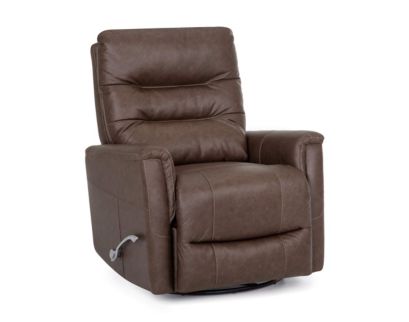 Franklin Leo Taupe Swivel Glider Recliner