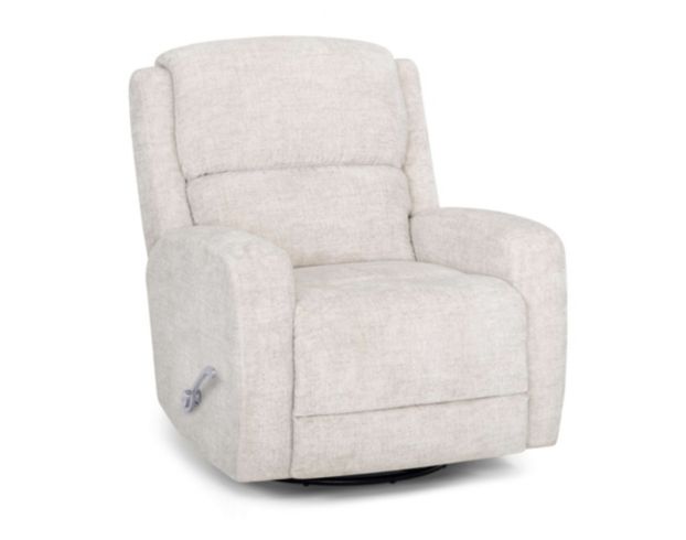 Franklin Stratus Cream Swivel Glider Recliner large image number 1