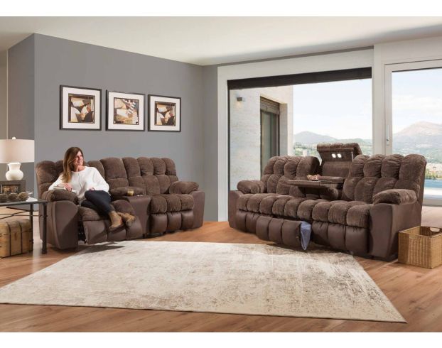 Franklin Westwood Reclining Sofa with Drop Down Table large image number 5