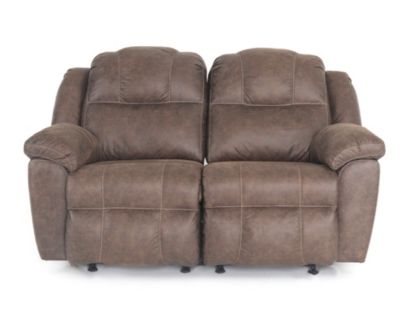 Franklin Castello Walnut Reclining Loveseat