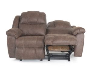 Franklin Castello Walnut Reclining Loveseat