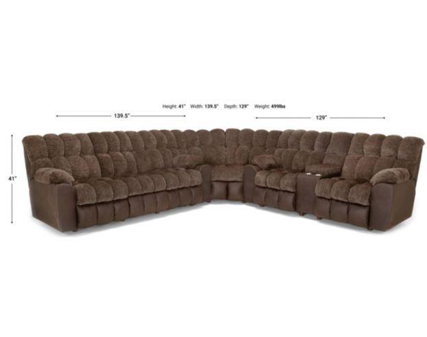 Franklin Westwood 3-Piece Reclining Sectional large image number 6