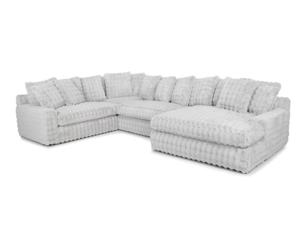 Franklin Angel 4 Piece Dove Gray Sectional w/ RAF Chaise large image number 3