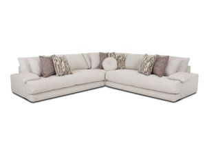 Franklin Jade Tan 3 Piece Sectional w/ USB Ports