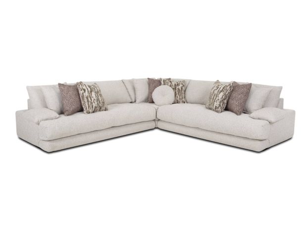 Franklin Jade Tan 3 Piece Sectional w/ USB Ports large image number 1