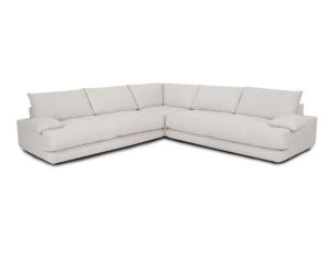 Franklin Jade Tan 3 Piece Sectional w/ USB Ports