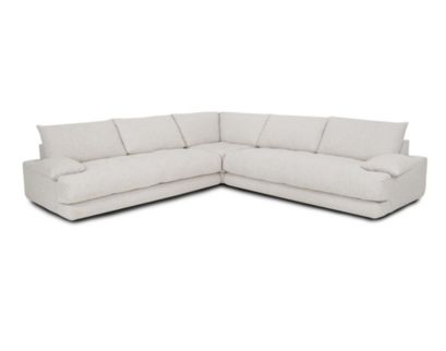 Franklin Jade Tan 3-Piece Sectional with USB Ports