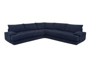 Franklin Neptune Blue 3 Piece Sectional w/ USB Ports