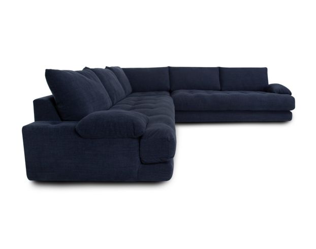 Franklin Neptune Blue 3 Piece Sectional w/ USB Ports large image number 3