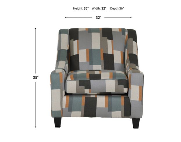 Fusion Furniture Grab A Seat Geometric Accent Chair large image number 8