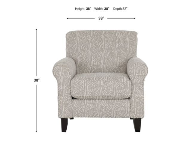 Fusion Furniture Grab A Seat Allegory Linen Accent Chair large image number 8