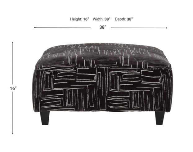 Fusion Furniture Grab A Seat Margo Lead Cocktail Ottoman large image number 4