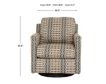 Fusion Furniture Grab A Seat Armade Coffee Swivel Glider Chair small image number 8