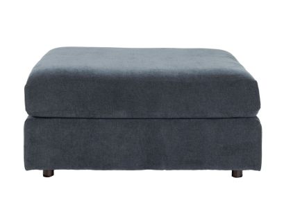 Fusion Furniture 7004 Collection Elise Ink Blue Cocktail Ottoman