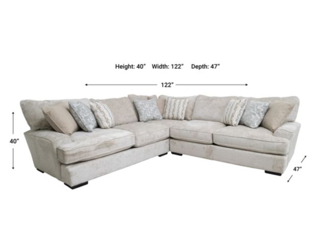 Fusion Doc Fossil 3PC Sectional large image number 9