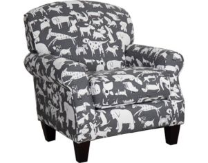 Fusion Grab A Seat Graphite Accent Chair