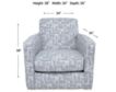 Fusion Doc Fossil Swivel Glider Chair small image number 5